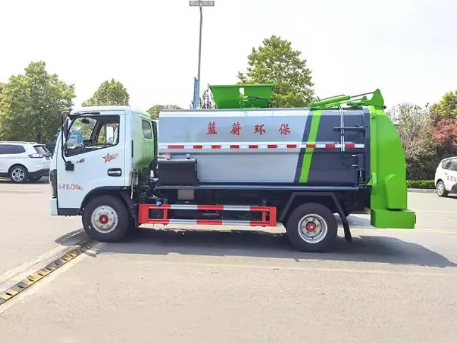 dongfeng new or used 6 cbm kitchen garbage truck Picture