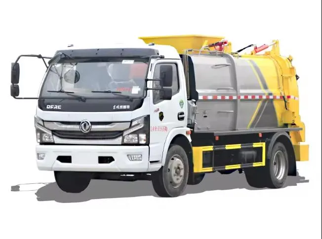 Dongfeng 4x2 8 cbm kitchen garbage truck Picture