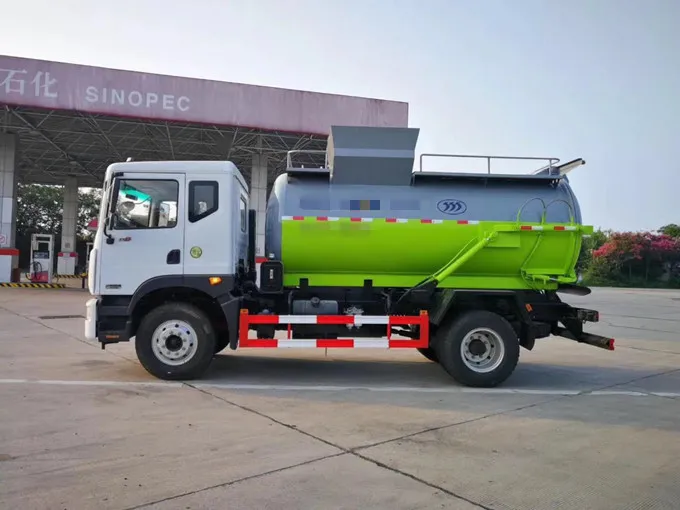 Dongfeng 4x2 6 wheels 10cbm kitchen garbage truck Picture