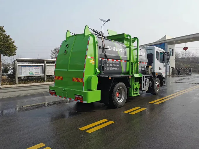 Dongfeng 4x2 12 cbm kitchen garbage truck Picture