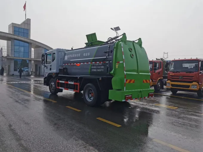 Dongfeng 4x2 12 cbm kitchen garbage truck Picture