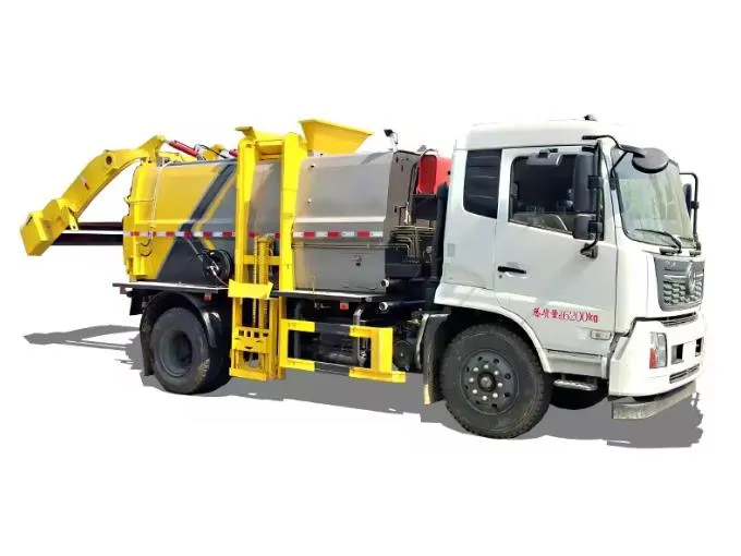 new or used Dongfeng 12 cbm 4*2 kitchen garbage truck Picture