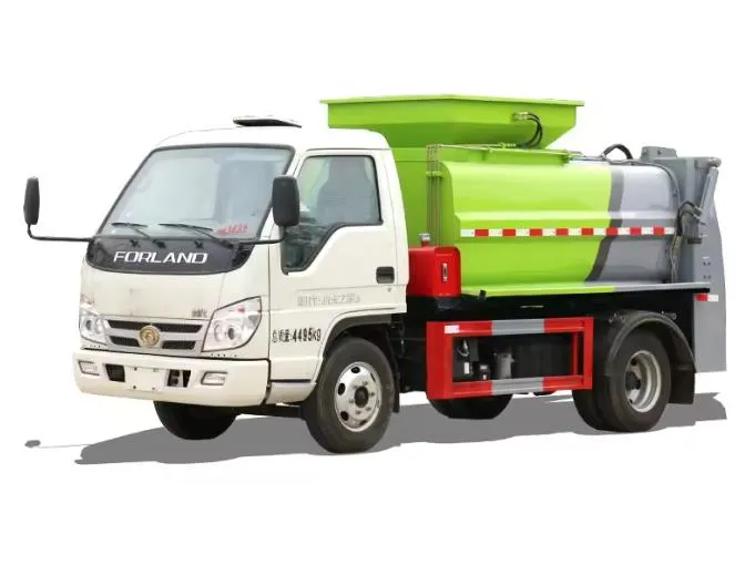 Foton 4x2 4 ton small kitchen waste garbage truck Picture