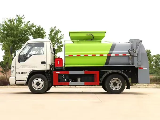 Foton 4x2 4 ton small kitchen waste garbage truck Picture