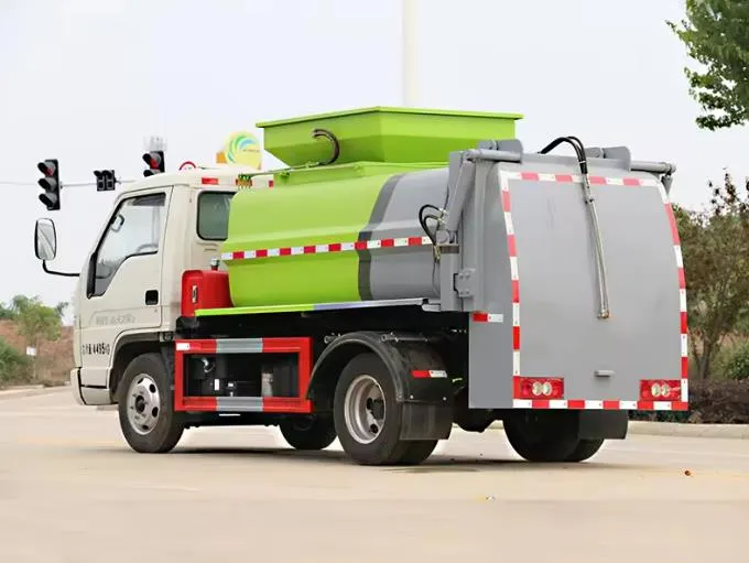 Foton 4x2 4 ton small kitchen waste garbage truck Picture