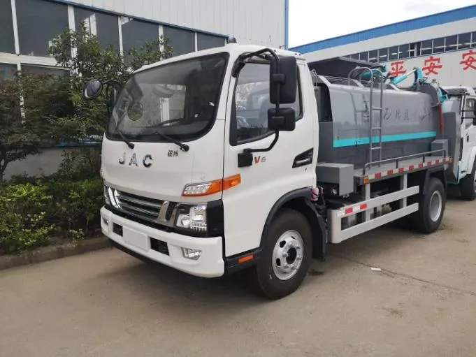 JAC 4x2 6 ton automatic kitchen garbage truck