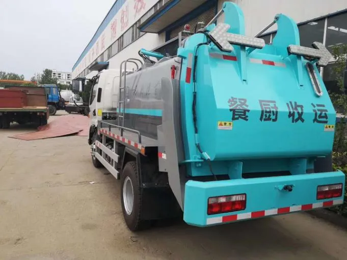 JAC 4x2 6 ton automatic kitchen garbage truck Picture