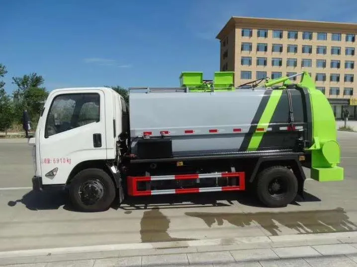 JMC 4x2 6m3 carbon steel kitchen waste truck Picture