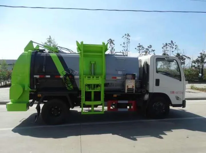 JMC 4x2 6m3 carbon steel kitchen waste truck Picture