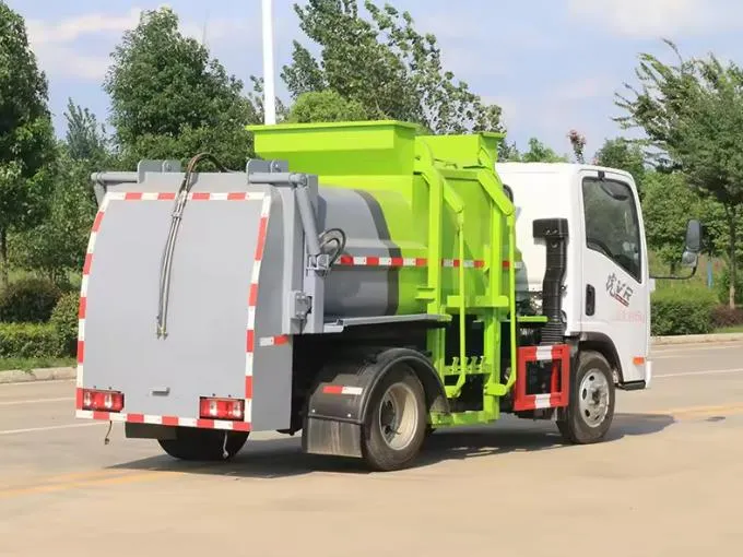 FAW 4x2 4 cbm air brake kitchen garbage truck Picture