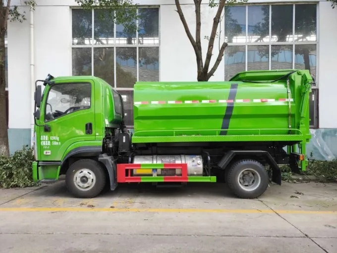 Dongfeng 4x2 9 ton kitchen waste truck Picture