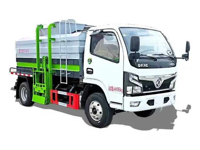 Dongfeng 4x2 5 cbm kitchen garbage truck Picture