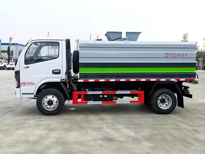 Dongfeng 4x2 5 cbm kitchen garbage truck Picture