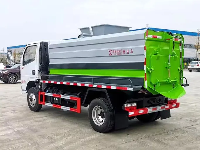 Dongfeng 4x2 5 cbm kitchen garbage truck Picture