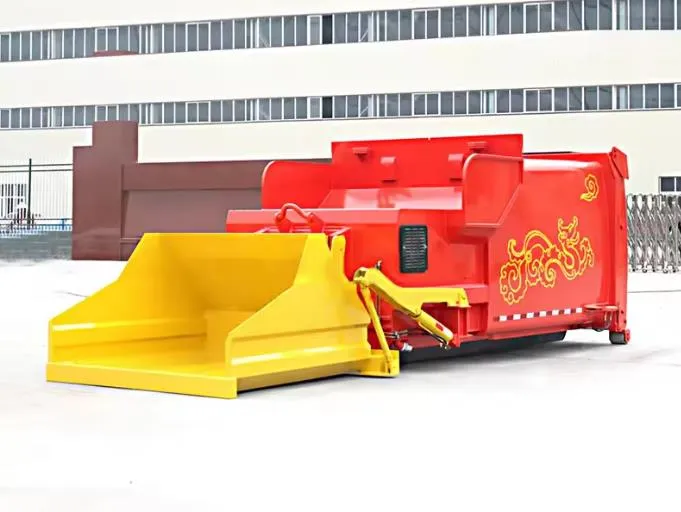 hook arm garbage truck detachable compressed garbage truck