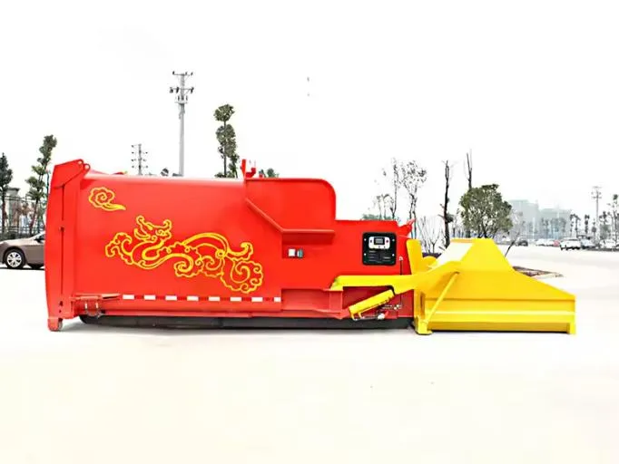 hook arm garbage truck detachable compressed garbage truck Picture