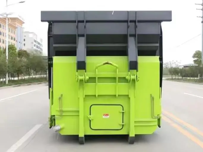 18cbm 20cbm mobile compressed garbage station hook up garbage truck Picture