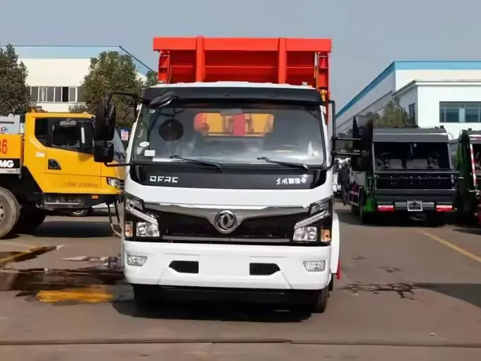 Dongfeng 6cbm Intelligent mobile compressed garbage station garbage collection truck Picture