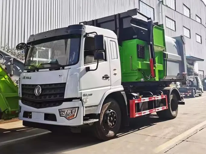 10 cbm Intelligent mobile compressed garbage station garbage truck Picture