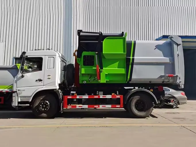 10 cbm Intelligent mobile compressed garbage station garbage truck Picture