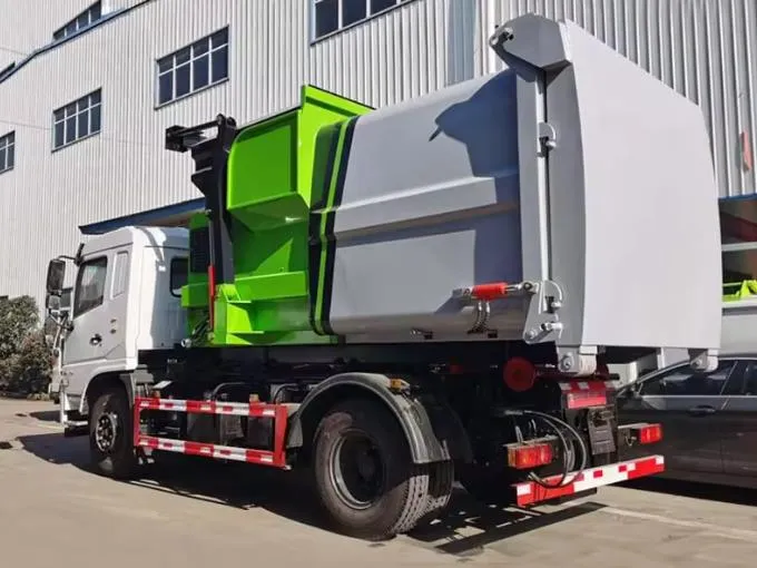 10 cbm Intelligent mobile compressed garbage station garbage truck Picture