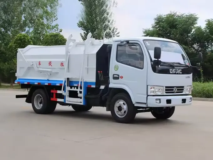 Dongfeng 4x2 waste transfer garbage truck Picture