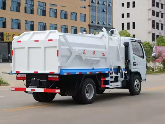 Dongfeng 4x2 waste transfer garbage truck Picture