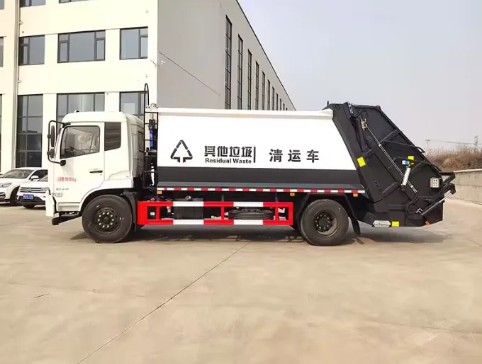 DongFeng 14m3 Rear Loading Garbage Collector Truck Picture