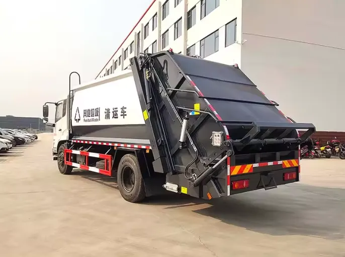 DongFeng 14m3 Rear Loading Garbage Collector Truck Picture