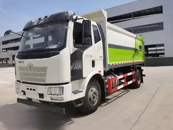 FAW 4x2 waste transfer garbage truck Picture