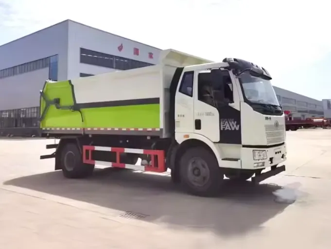 FAW 4x2 waste transfer garbage truck Picture