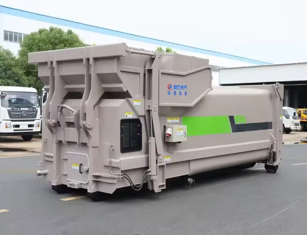 HOWO 4X2 14CBM HOOK GARBAGE COMPACTOR TRUCK Picture