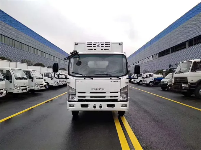 Isuzu 4x2 4 tons refrigerated truck Picture