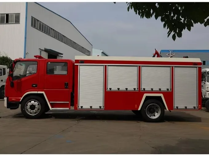 JAC double cab 1000gallon 4000liters fire fighting truck Picture