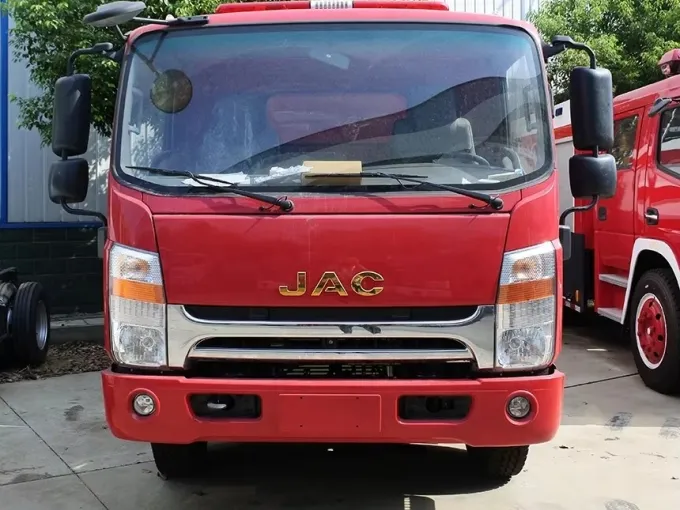 JAC double cab 1000gallon 4000liters fire fighting truck Picture