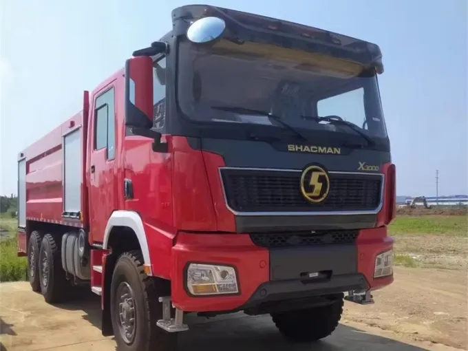 6x6 Shacman off-road 11000L Water Tank Fire Fighting Truck Picture