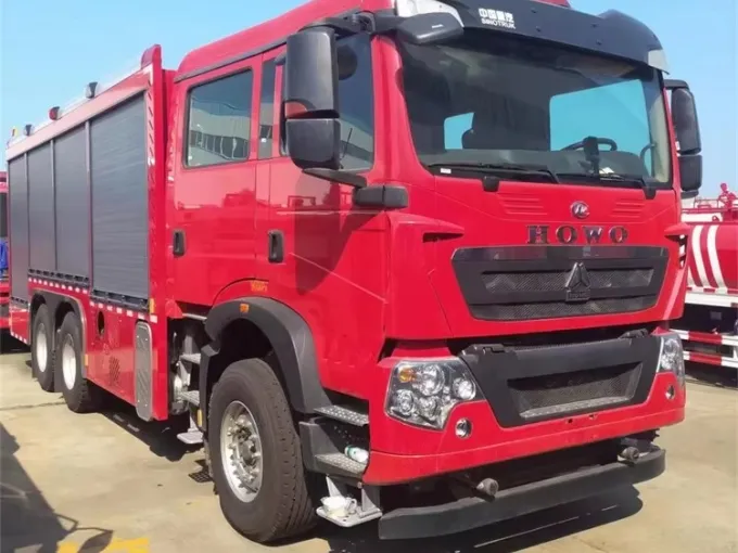 Sinotruck Howo 6x4 12000L Dry Powder Fire Truck Picture