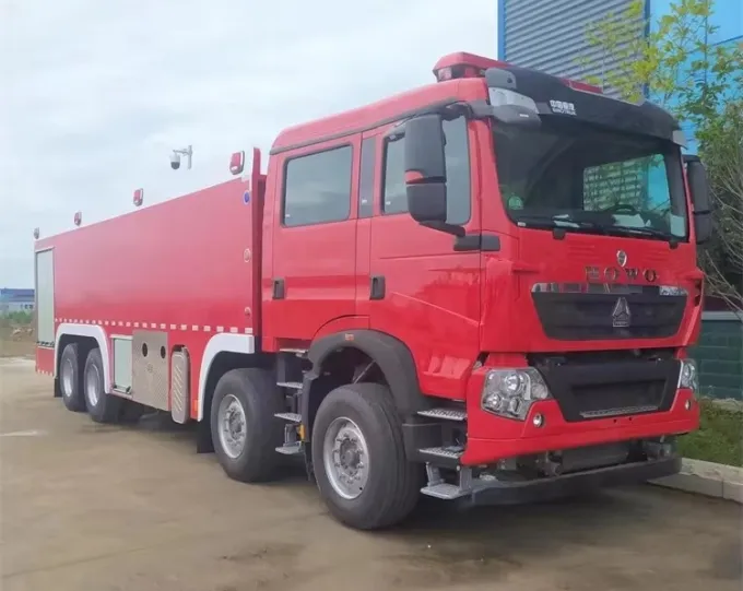 Sinotruck Howo 8x4 25000L Water Tank Fire Fighting Rescue Truck