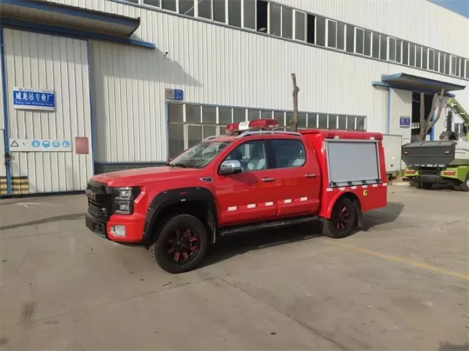 Foton 4x2 2000 Liters Forest Fire Rescue New Pumper Tanker