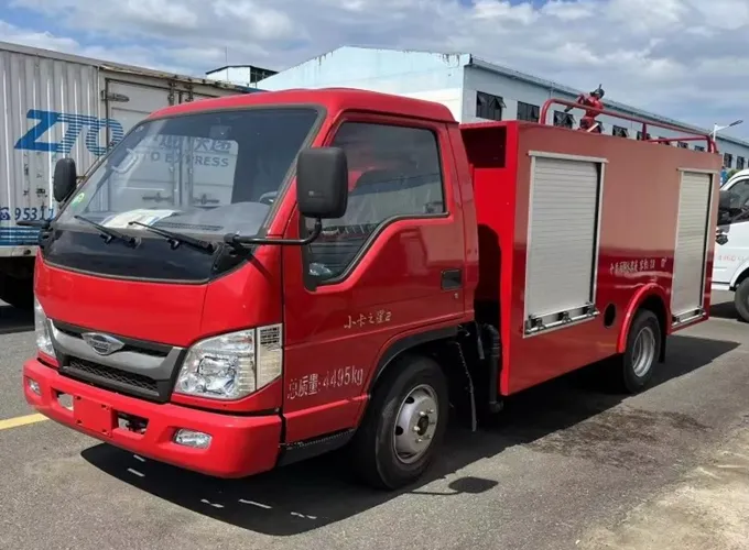 FOTON 4x2 1800L Water Tank Fire Firefighting Truck Picture