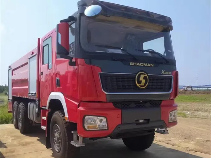 Powerful 6x6 Shacman off-road 11000L Water Tank Fire Fighting Truck Picture