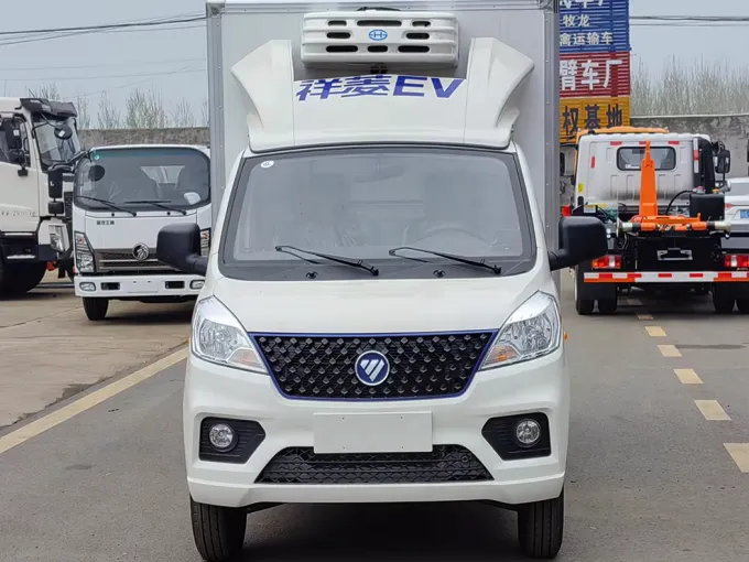 Foton Pure Electric Van Truck CATL 38.64kwh 4x2 Electric Refrigerated Truck